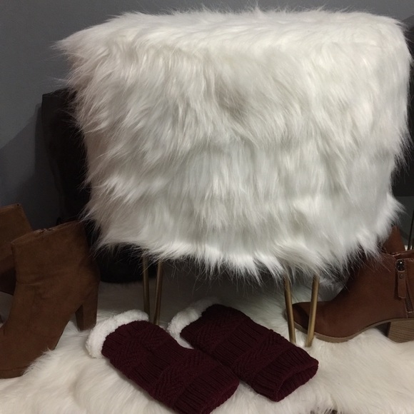 🆕6 colors👢Reversible Boot Topper Knit Leg Warmer - Picture 2 of 8